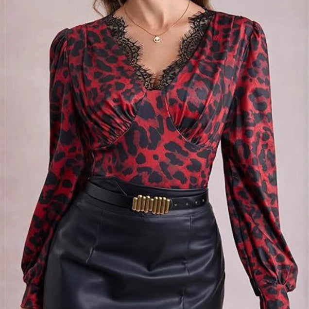 Super Sensual Leopard Printed Top