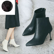 Glam Winter Stiletto Ankle Boots