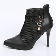 Sexy Pointed Toe Thigh High Heel Boots