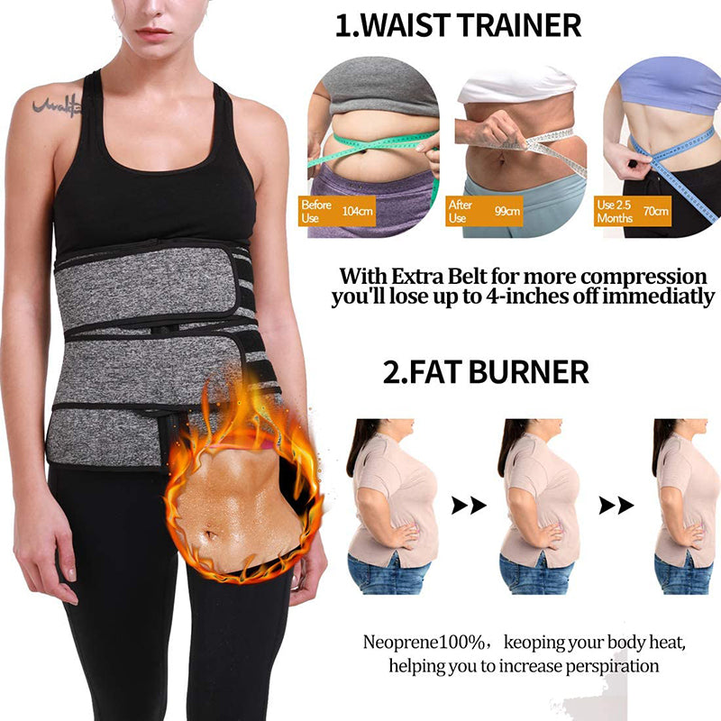 Tummy Shapewear Bodysuits - Waist Trainer Slimming - Workout Belts Shaper Corset