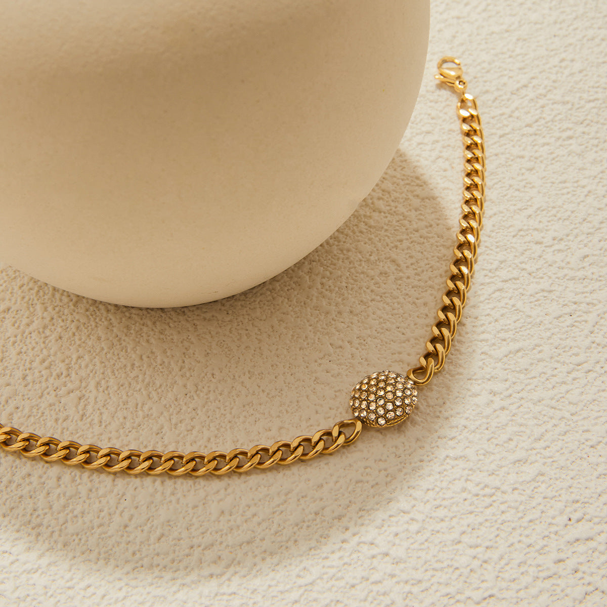 Cool Stainless Steel Ornament Bracelet