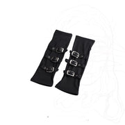 Chic Japanese Letter Wristband Mittens