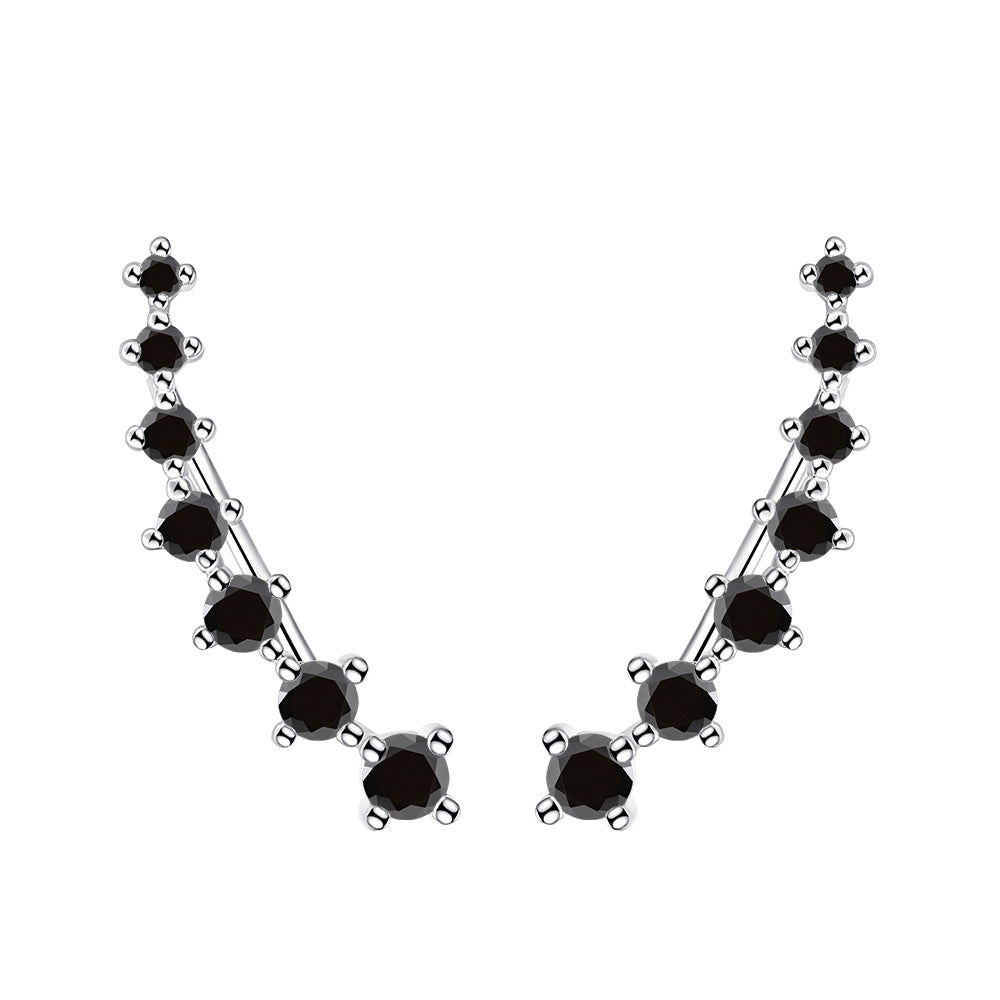 Dipper Zircon Stud Cool Earrings