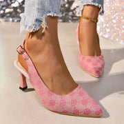 Chic French Style Closed-Toe Heels