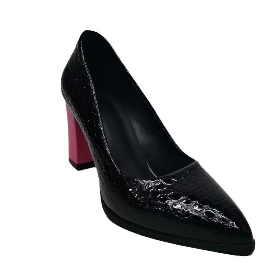 Bold Snakeskin Heels
