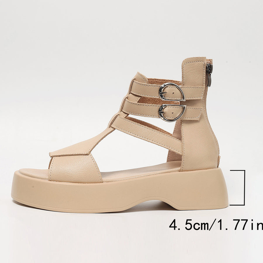 Chic Strappy Roman Sandals