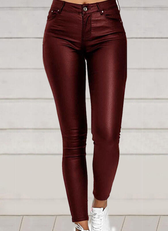 Sexy Leather-style Pants