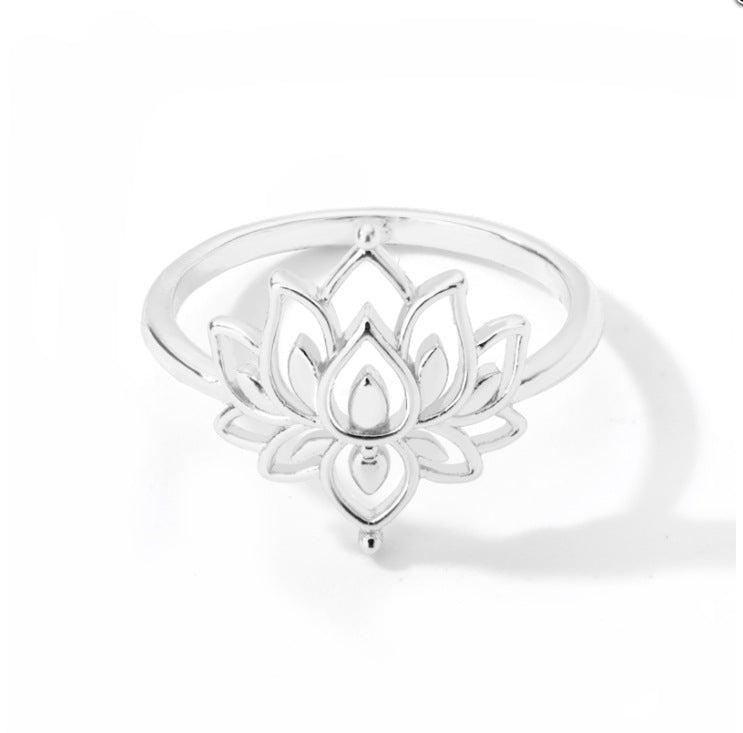 Silver & Gold Color Ring - Vintage Style