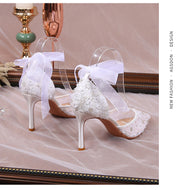 Sexy French Style Sequin Hollow Sandals