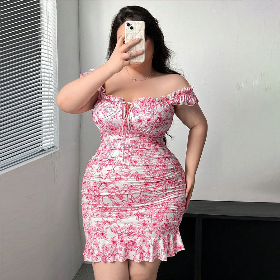Sweet & Sexy Printed Bodycon Dress