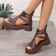 Chic Strappy Roman Sandals