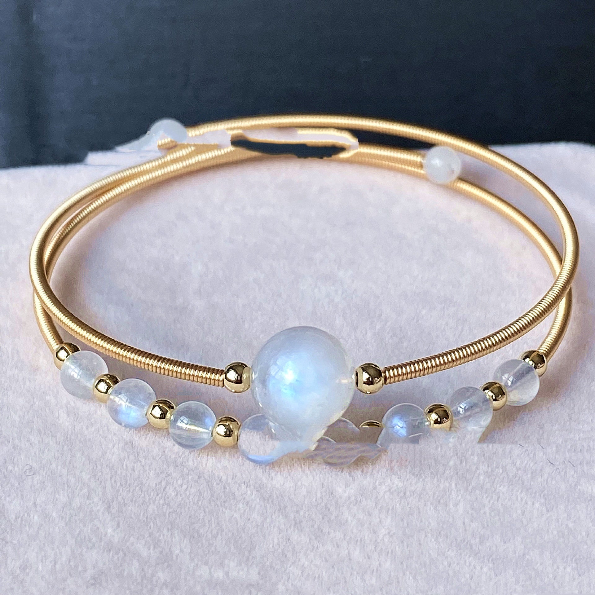 Moonstone Freshwater Pearl Natural Bracelets