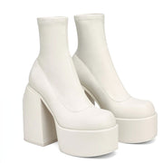 Glam Chunky Heel Party Boots