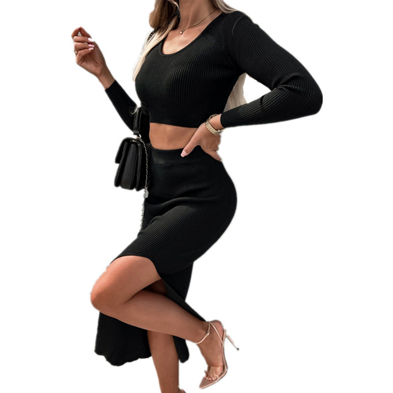 Sexy Side Split Maxi Dress Set