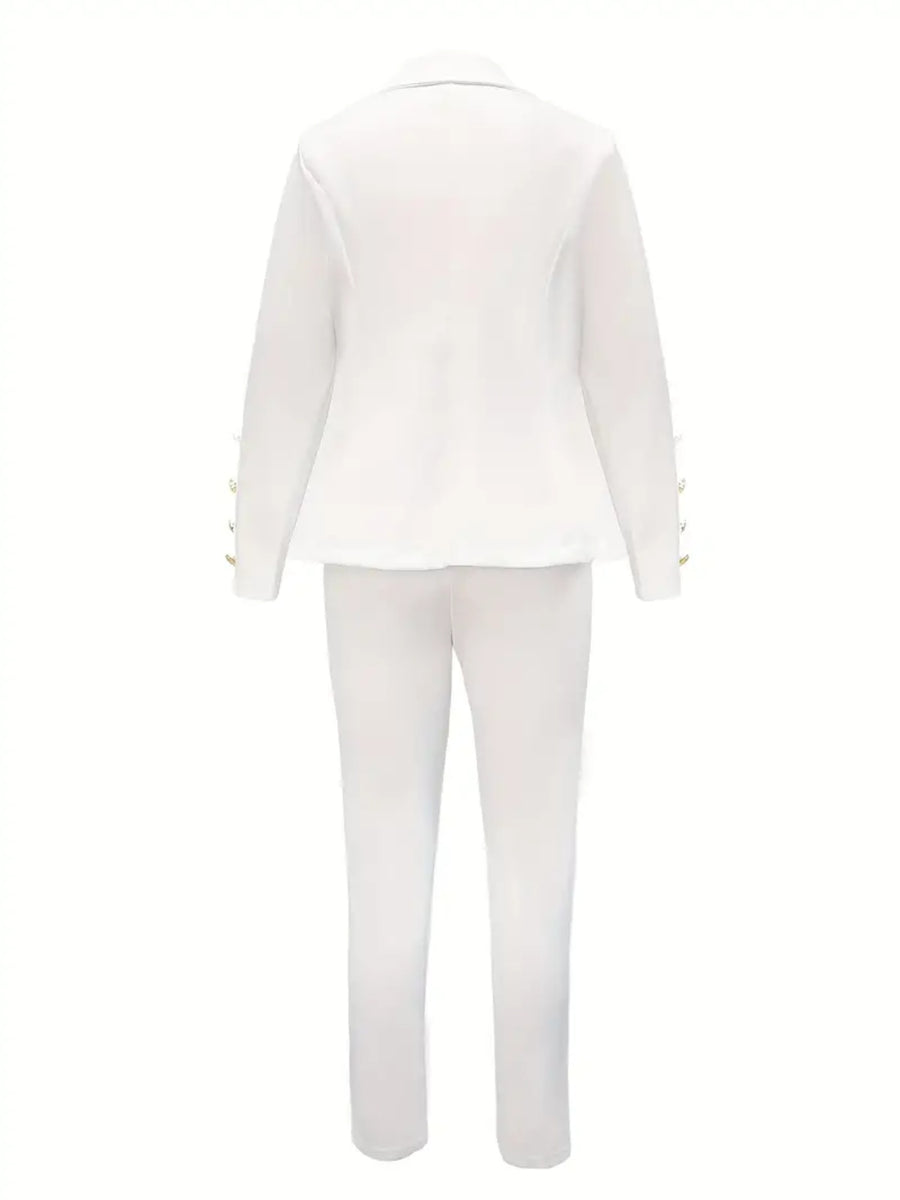 Elegant Tailored Office Suit Set