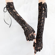 Chic Lace Strap Gloves