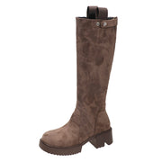 Glam Platform Chunky Heel Knee-High Boots