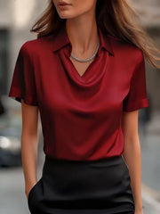 Elegant Minimalist Boat-neckline Classic Top