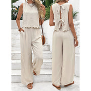 Chic Casual Two-Piece Pants Set