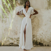 Rope Strapless Sexy Halter LooseDress