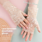Chic Lightweight Lace UV Gloves