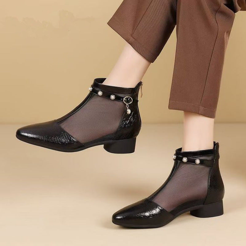 Glam Soft Mesh Comfort Boots