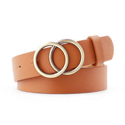 Cross-border Round Buckle Belt