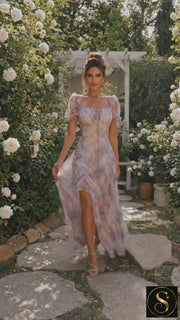 Pink Floral Summer Dress
