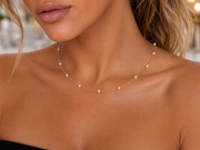 Titanium Steel Pearl Classic Necklace
